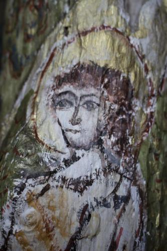 Evelyn Landorff Malerei auf Treibholz
